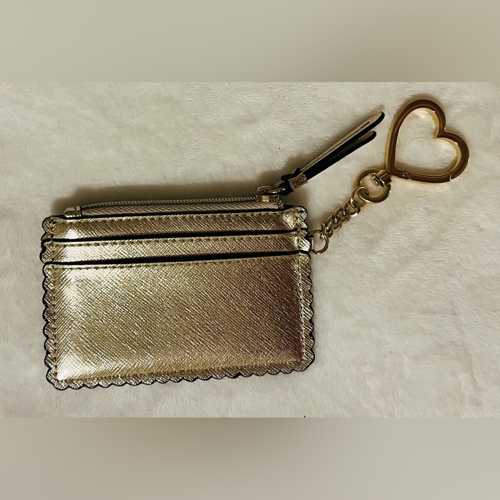 💓VICTORIA’S SECRET Card Case Keychain. Gold. - Picture 3 of 6